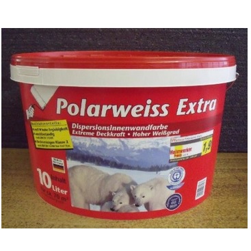 Polarweiss Wilckens - weiße Extra Wandfarbe Test